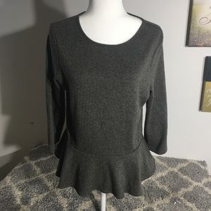 Used women Ralph Lauren grey blouse